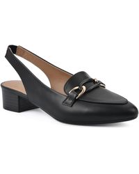 White Mountain - Boreal Slingback Loafers - Lyst