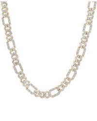 Macy's - Diamond Figaro Link 24" Chain Necklace (1 Ct. T.w. - Lyst
