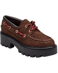 Marc Fisher - Peyten Laced Platform Lug Loafers - Lyst