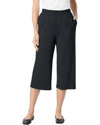 Woman Within - Plus Size 7-day Knit Culotte - Lyst
