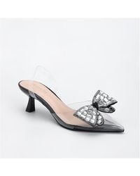 BERNESS - Maxi88 Clear Upper Kitten Heels - Lyst