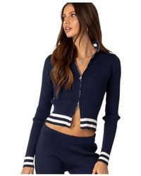 Edikted - Pluto Ribbed Cardigan - Lyst