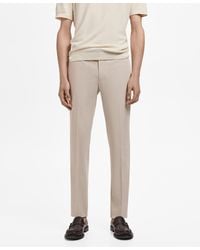 Mango - Stretch Fabric Super Slim-fit Suit Pants - Lyst