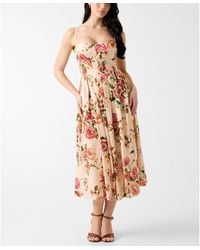 Guess - Bria Sleeveless Midi Dress - Lyst