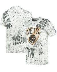FISLL - Brooklyn Nets Gold Foil Splatter Print T-shirt - Lyst
