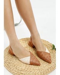 Rag & Co - Kinjay Pointy Toe Slingback Sandals - Lyst