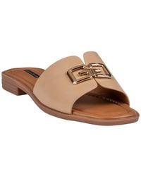 Gc Shoes - Square Toe Flat Sandals - Lyst