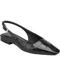 Marc Fisher - Gelli Square Toe Slingback Dress Flats - Lyst