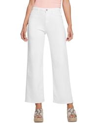 Guess - Wide-leg Ankle Jeans - Lyst