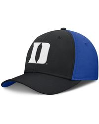 Nike - Black/royal Duke Blue Devils 2025 Sideline Rise Local Performance Flex Hat - Lyst