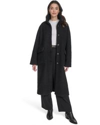 Levi's - Regular Boucle Stand Collar Car Coat - Lyst