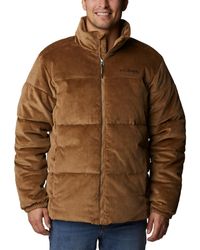 Columbia - Puffect Quilted Full-zip Corduroy Jacket - Lyst