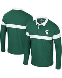 Colosseum Athletics - Michigan State Spartans Too Cool For School Long Sleeve Polo Shirt - Lyst