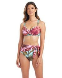 Bleu Rod Beattie - Sweetheart Neck Adjustable Underwire Bikini Top High Waist Full Coverage Swim Bottoms - Lyst