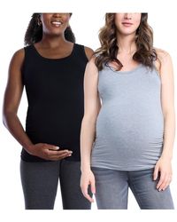 Motherhood Maternity - Maternity Scoop Neck Side-ruched Tank Top - Lyst