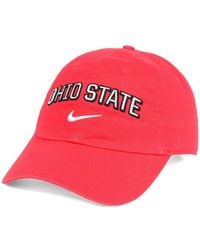 Nike Ohio State Buckeyes Camo Washed Heritage86 Hat in Black for Men - Lyst
