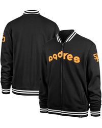 '47 - 47 Brand San Diego Padres Wax Pack Pro Camden Full-zip Track Jacket - Lyst