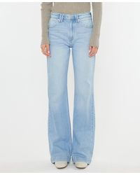 Kancan - High Rise Wide Flare Jeans - Lyst