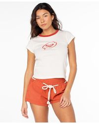 Roxy - Saturn Classic 90s Baby Crewneck Top - Lyst