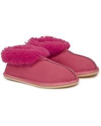 Celtic & Co. - Ladies' Shearling Bootee Slippers - Lyst