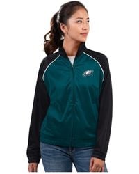 G-III 4Her by Carl Banks - Midnight Philadelphia Eagles Replay Full-zip Track Jacket - Lyst