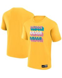 Fanatics - Formula 1 Miami Grand Prix Stacked Wordmark T-shirt - Lyst