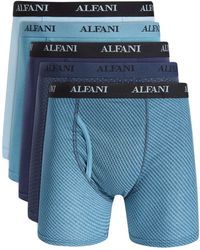Alfani 5-pk. Boxer Briefs, Created For Macy's - Blue