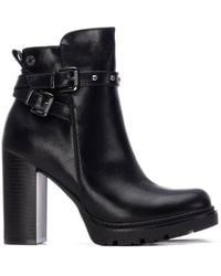 Xti - Heeled Ankle Booties Refresh Collection By - Lyst