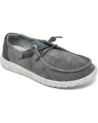 Hey Dude - Wendy Corduroy Slip-on Casual Moccasin Sneakers From Finish Line - Lyst
