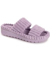 Muk Luks - Double Strap Slide Slipper - Lyst