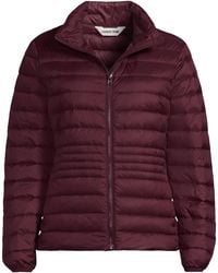 Lands' End - Wanderweight Packable Down Jacket - Lyst
