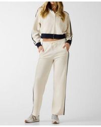 Guess - Hoshi Full Zip Cropped Sweatshirt Side Band Straight Leg jogger Pants - Lyst