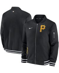 Nike - Pittsburgh Pirates Authentic Collection Full-zip Bomber Jacket - Lyst