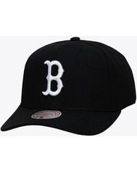 Mitchell & Ness - Boston Red Sox Pro Crown Snapback Baseball Cap - Lyst