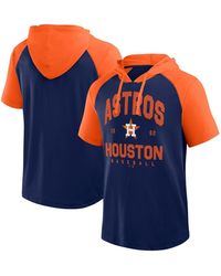 LOGO ATHLETIC - Â Fanatics Houston Astros Prime Raglan Short Sleeve Hoodie T-shirt - Lyst