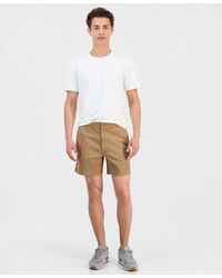 Sun & Stone - Sun + Stone Johann Cotton-blend 6" Shorts - Lyst