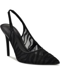 Nine West - Feather Slingback Stiletto Pumps - Lyst
