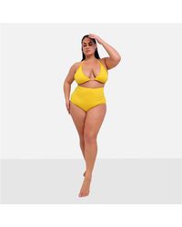 Rebdolls - Plus Size Essential High Waist Bikini Bottom - Lyst