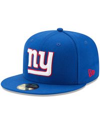 Men's NY Giants New Era Black Cooperstown Collection Alt Logo Pack 59FIFTY  Fitted Hat