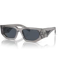 Prada - Low Bridge Fit Sunglasses, Pr 09zsf55-x - Lyst