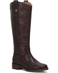 FRYE and CO - Foster Button In Ban Zipper Tall Boots - Lyst