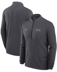 Nike - Smokey Grey Tennessee Volunteers Victory Dri-fit Half-zip Pullover Sweatshirt - Lyst