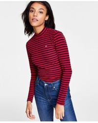 tommy hilfiger side stripe mock