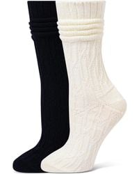 Hue - Bubble Cable Boot Sock 2 Socks - Lyst