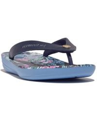 Fitflop - Iqushion X Jim Thompson Leather Flip-flops - Lyst