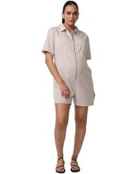 Ingrid & Isabel - Ingrid + Isabel Maternity Ingrid + Isabel Short Sleeve Utility Romper - Lyst