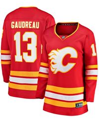 Fanatics - Johnny Gaudreau Calgary Flames 2020/21 Home Premier Breakaway Player Jersey - Lyst