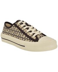 Guess - Carey Jacquard Logo Low-top Lace-up Sneakers - Lyst