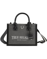 True Religion - Modern Edge Denim Tote - Lyst