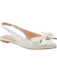Bandolino - Simona Bow Slingback Flats - Lyst